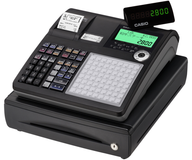 カシオ レジスター 25部門 ネットレジドロア分離型TE-2800-25SBK