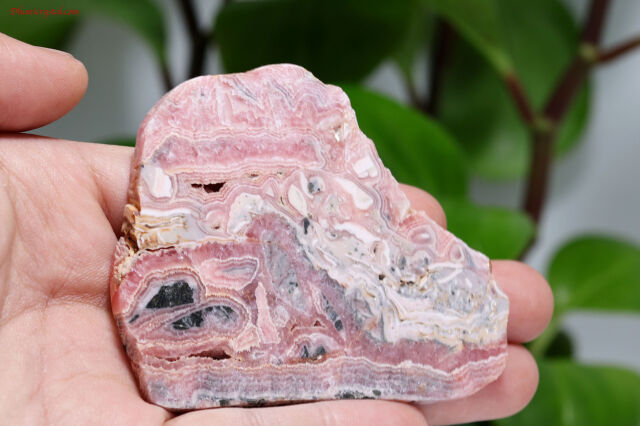 インカローズ/ロードクロサイトのスライス(A616)