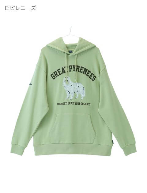 UNISEX】犬種プルパーカー