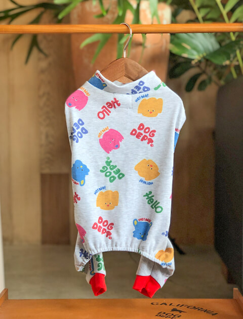 犬服 / ドッグウェア】NO!NO!DOGロンパース / DOG DEPT (ドッグデプト