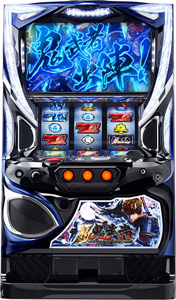 新鬼武者！希少！茜パネル！ 5号機 スロット 不要機 動作良好 新鬼武者