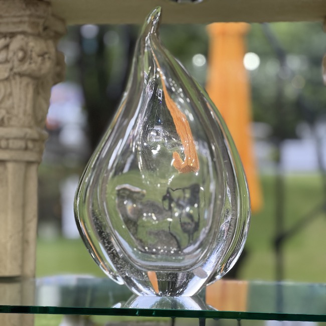 ガラスオブジェ｜Clear Pink｜モダン｜｜modern｜OBJ3092IB