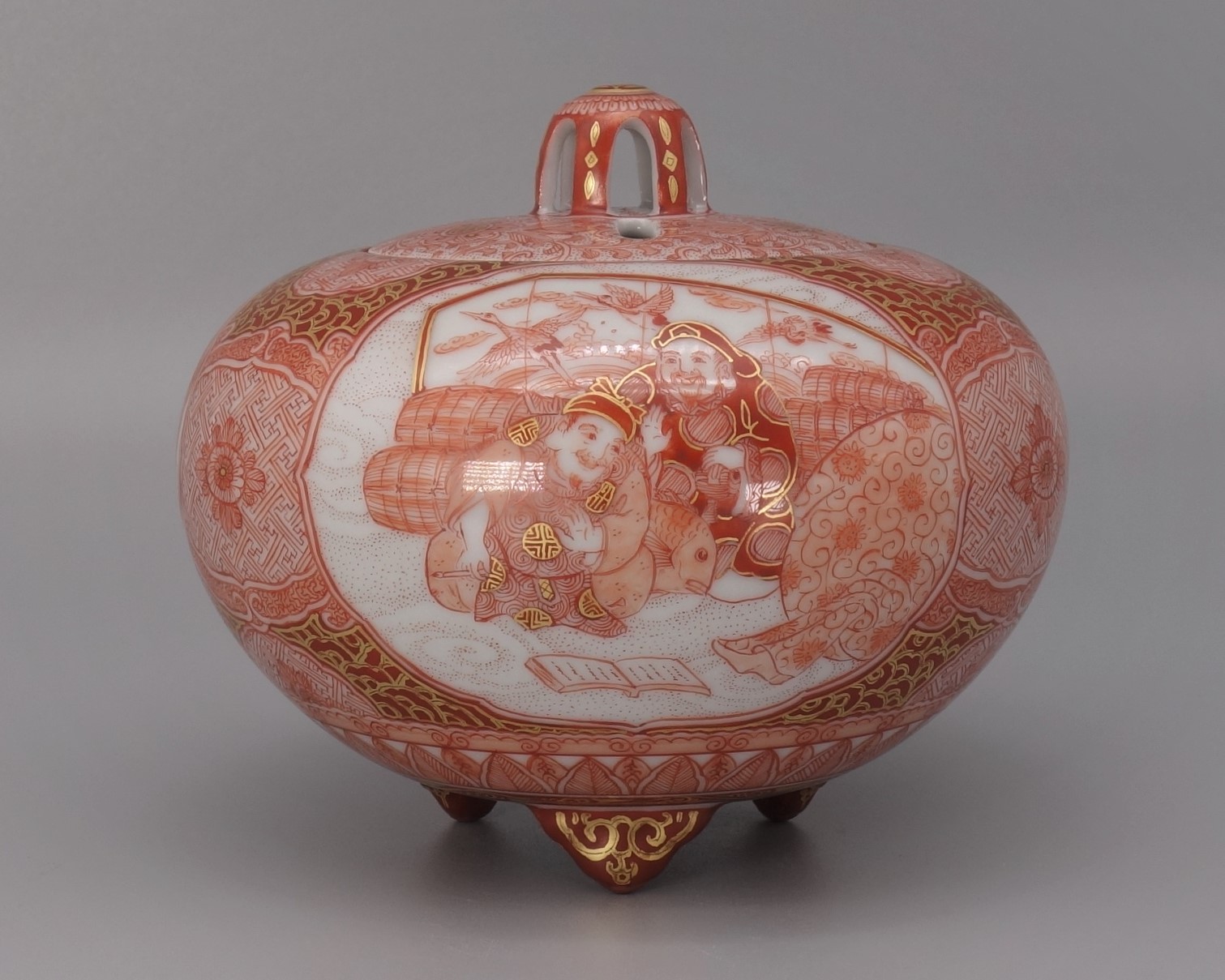 極上 大香炉 1296g 高さ約46㎝ トニヒ 東さ7-1128① 極上 大香炉 1296g