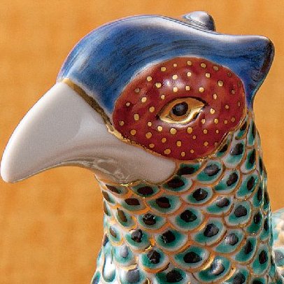 九谷焼高級ギフト ご贈答品 九谷焼8.5号雉香炉 仁清風 【九谷焼販売の