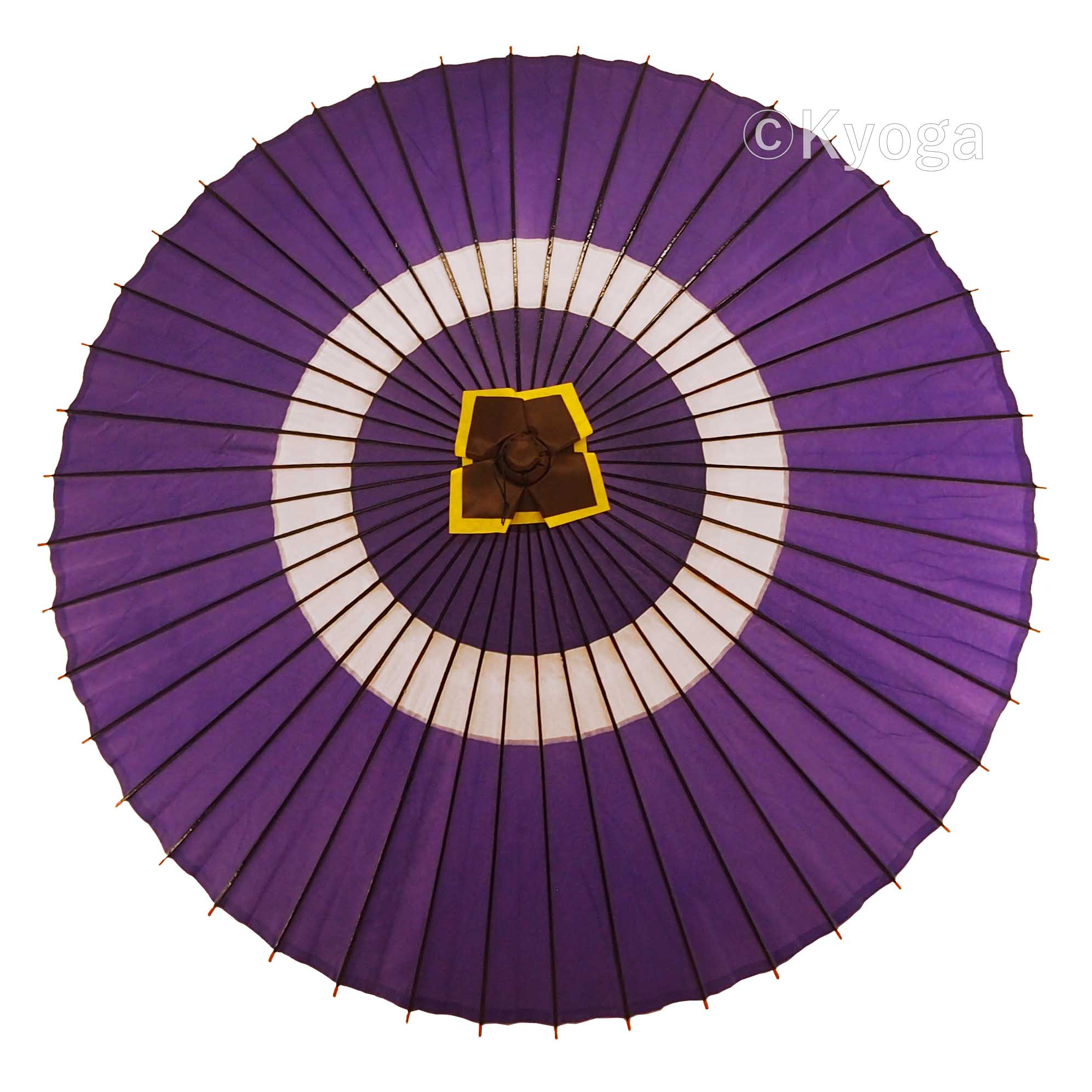 和傘・野点傘専門店 恭雅】蛇の目傘 蛇の目柄 紫 別注品