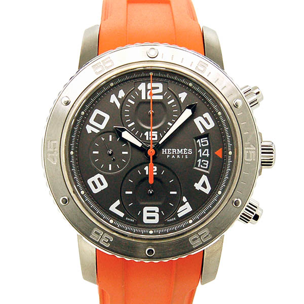 エルメス HERMES クリッパークロノ メカニカルダイバー CP2.941.230