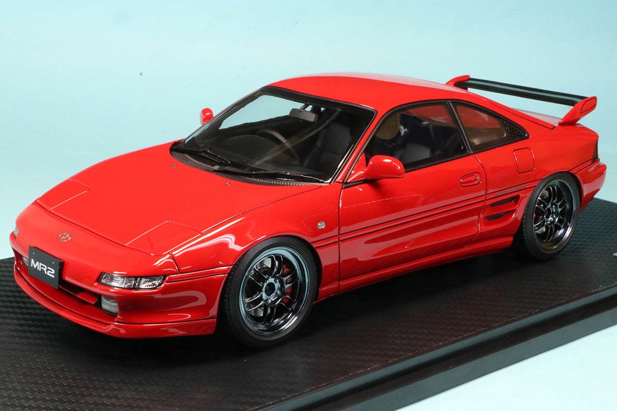 イグニッションモデル 1/18 トヨタ MR2 SW20 レッド IG3332 ミニカー