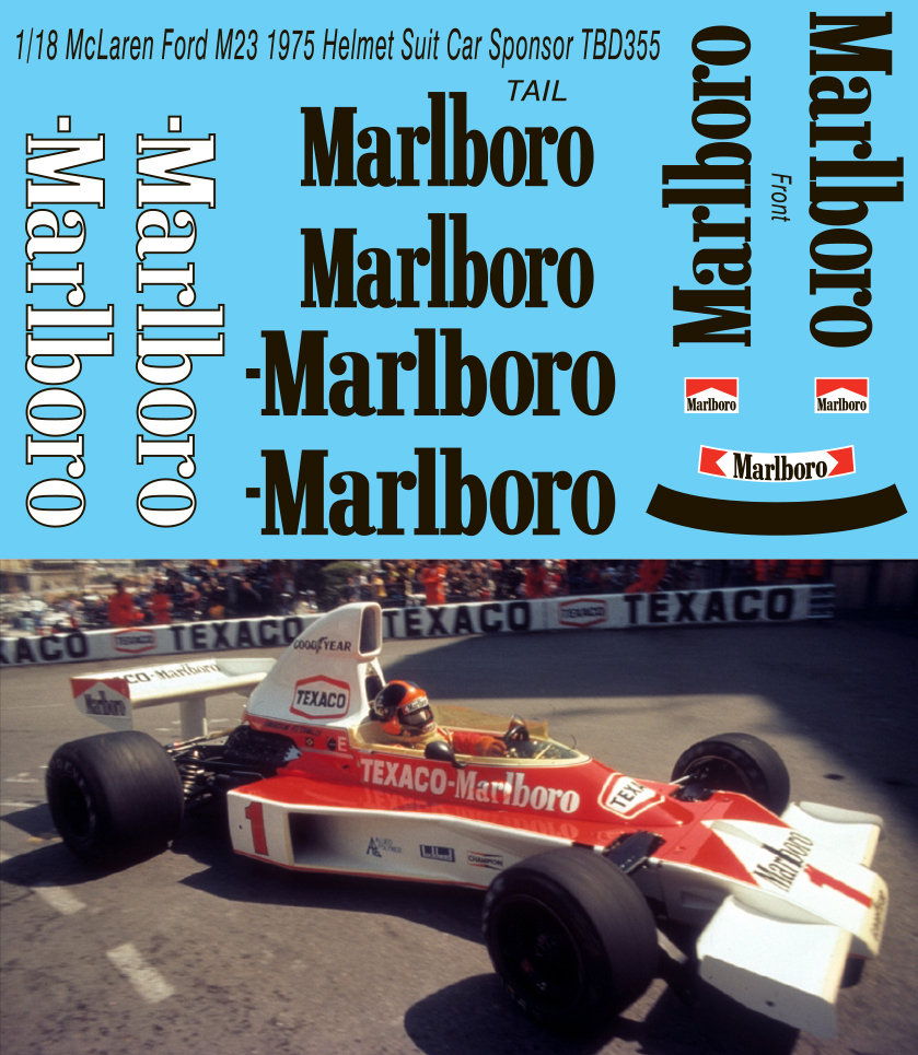 PMA 1/18 ＃12 マクラーレン M23 J・マス Marlboloロゴ PMA 1/18