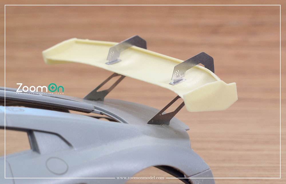 ZoomOn 1/24 アウディ R8 LMS Evo.2 リアウイングパーツセット Z123