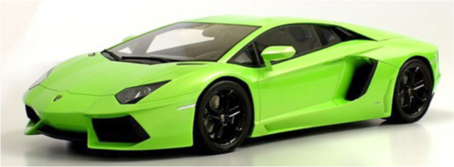 1/64 GW ランボルギーニ アヴェンタドール S LP740-4 緑 1/64 GW