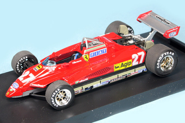 ブルム 1/43 フェラーリ 126CK ターボ 1981 G.ビルヌーブ (ドライバー