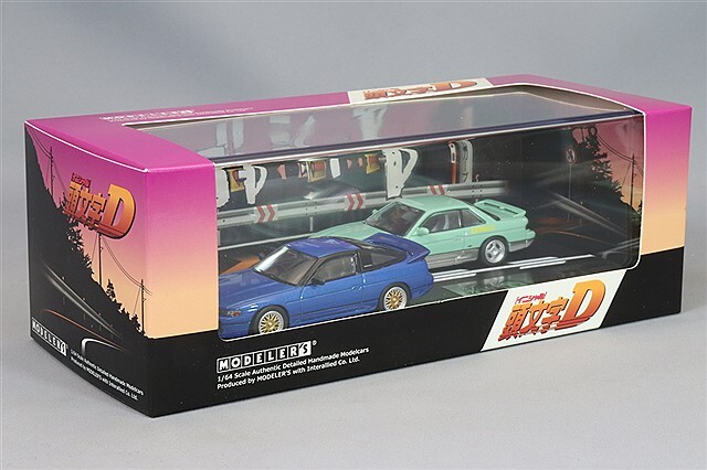 1/43 モデラーズ イニシャルD 真子＆沙雪 シルエイティ 頭文字D