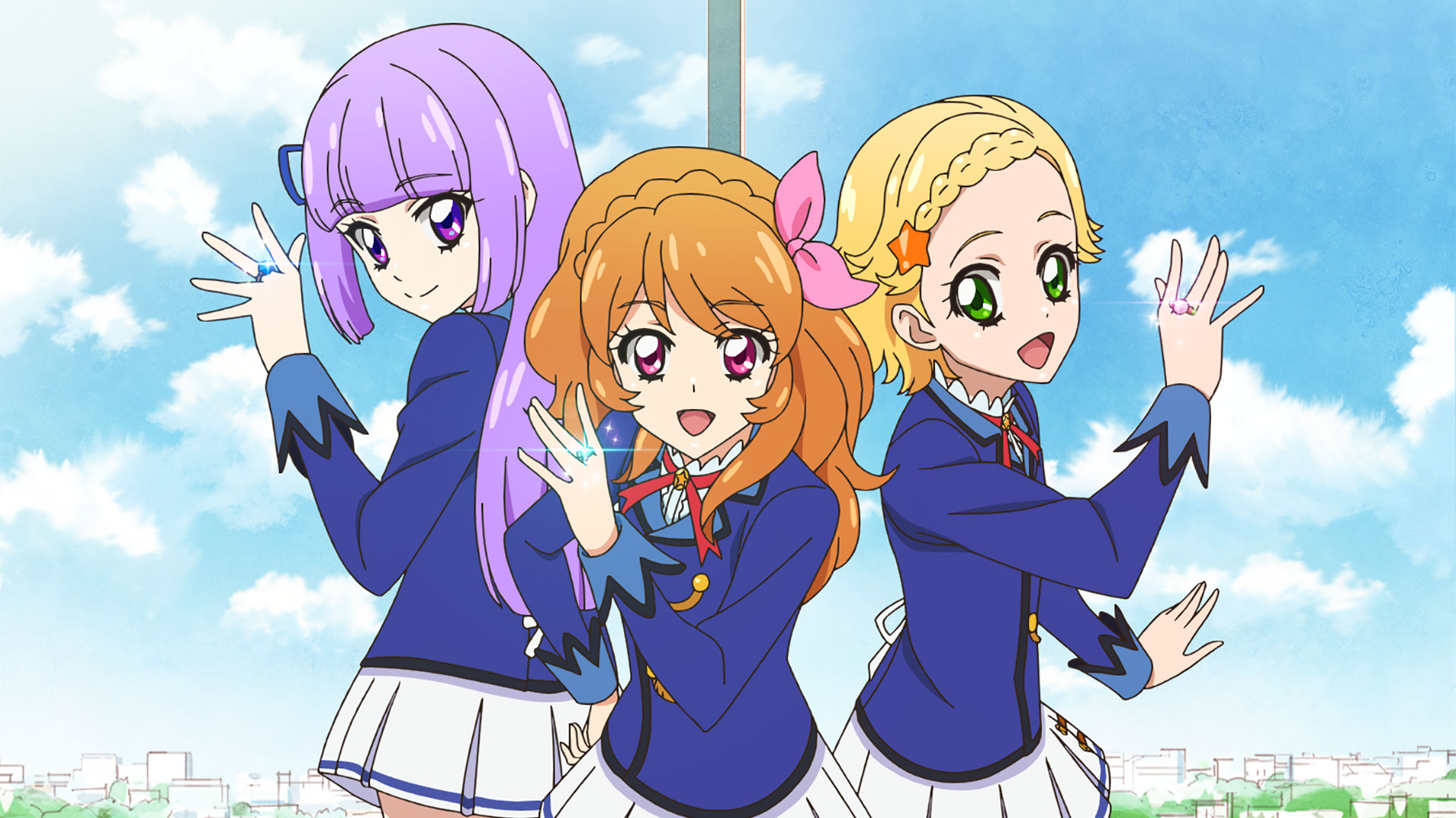 アイカツ！ ルミナス 大空あかり 氷上スミレ 新条ひなき 缶バッジ