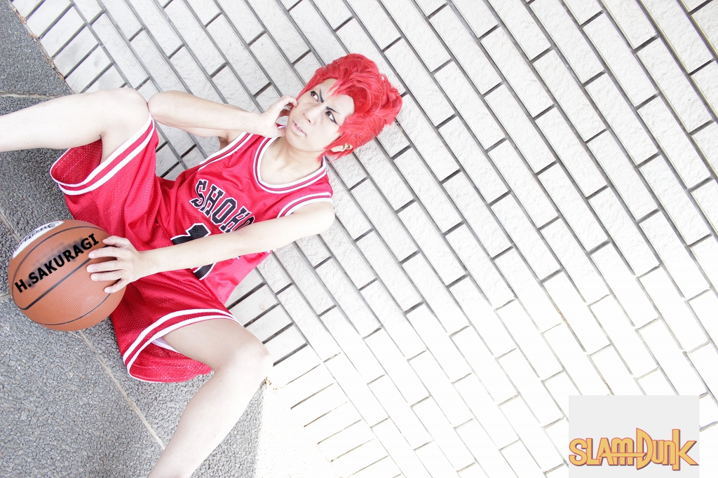 面 めん スラムダンク 桜木花道 プラ面 仮装 コスプレ 舞踊 芝居