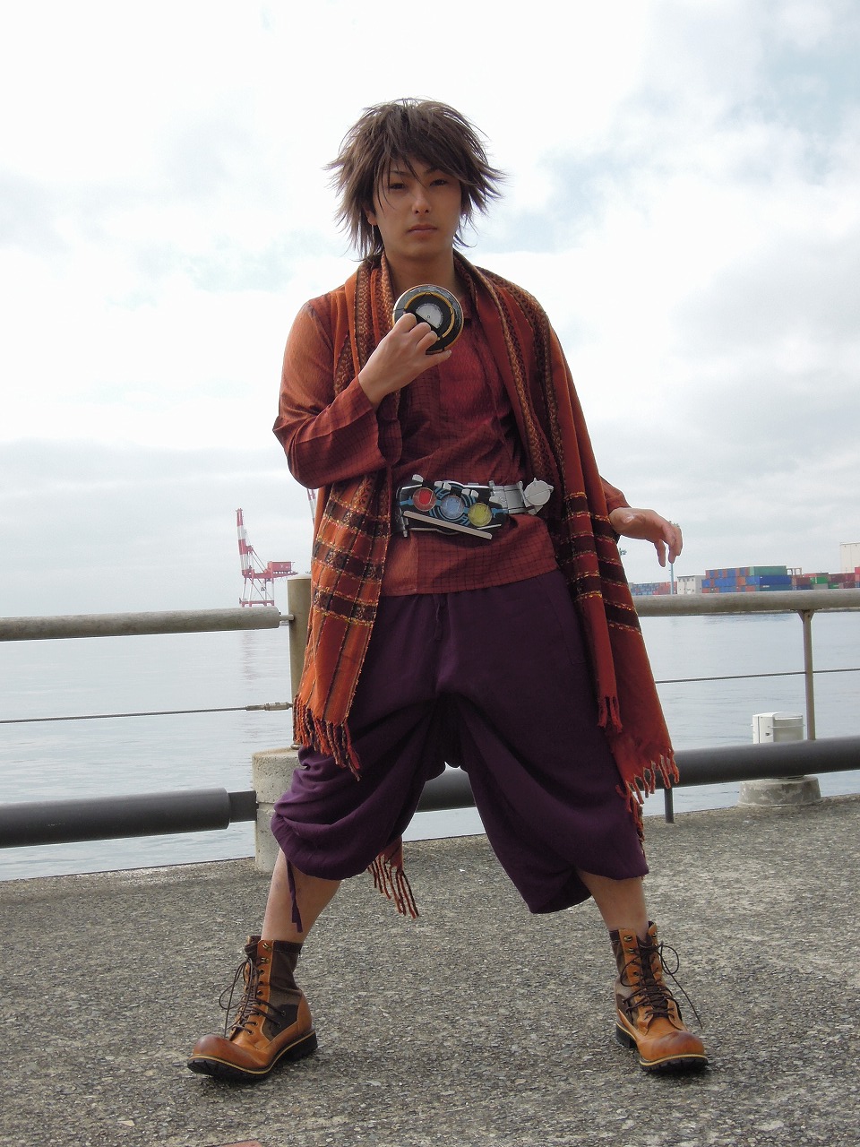 仮面ライダーオーズ 火野映司着用衣装 ボーダーパーカー 【公式通販】