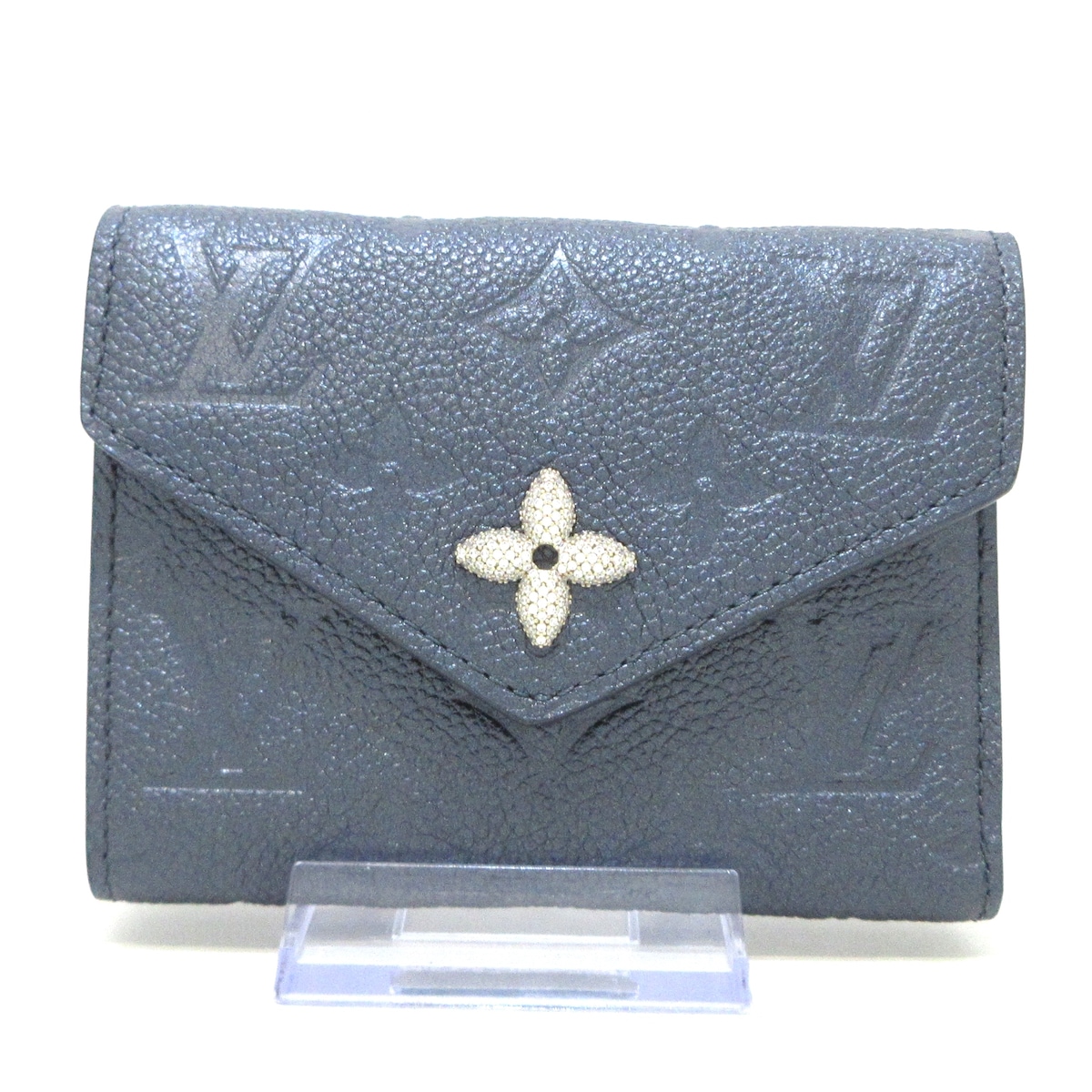 ルイヴィトン ヴィクトリーヌ アンプラント マリーヌ ネイビー 三