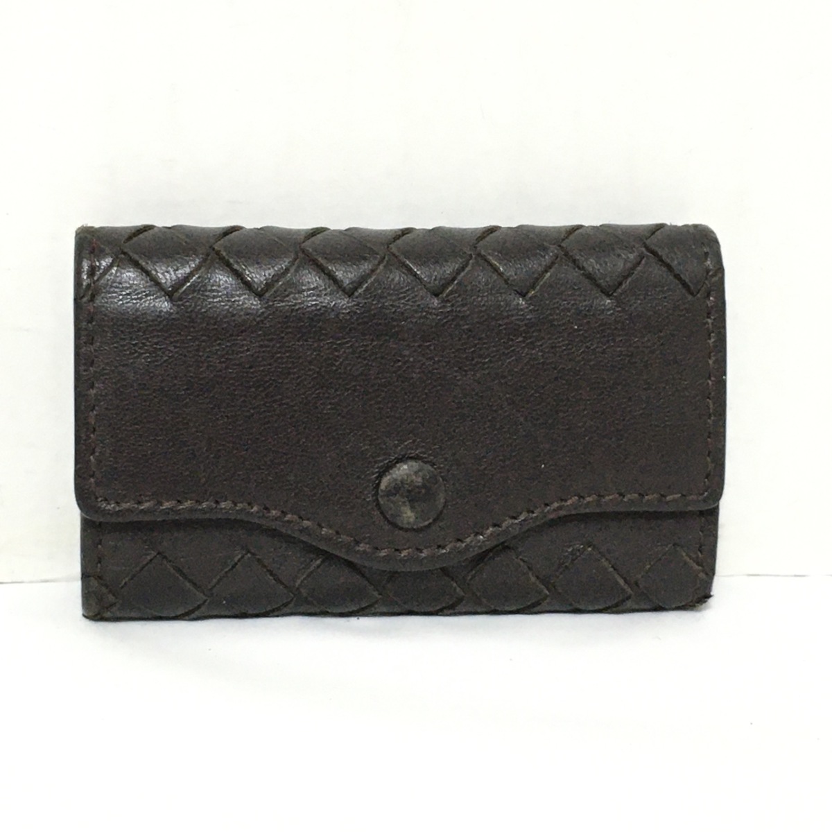 ボッテガヴェネタ/キーケース/イントレチャート/ダークブラウンの買取
