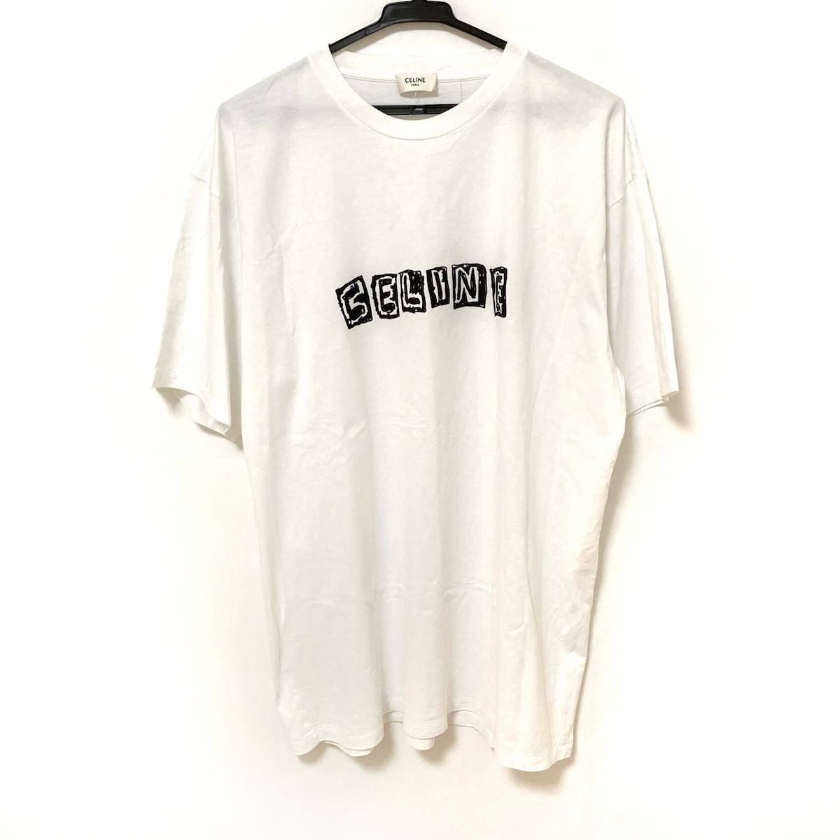 セリーヌ/Tシャツ/白×黒/サイズ：Lの買取実績【ブランディア】