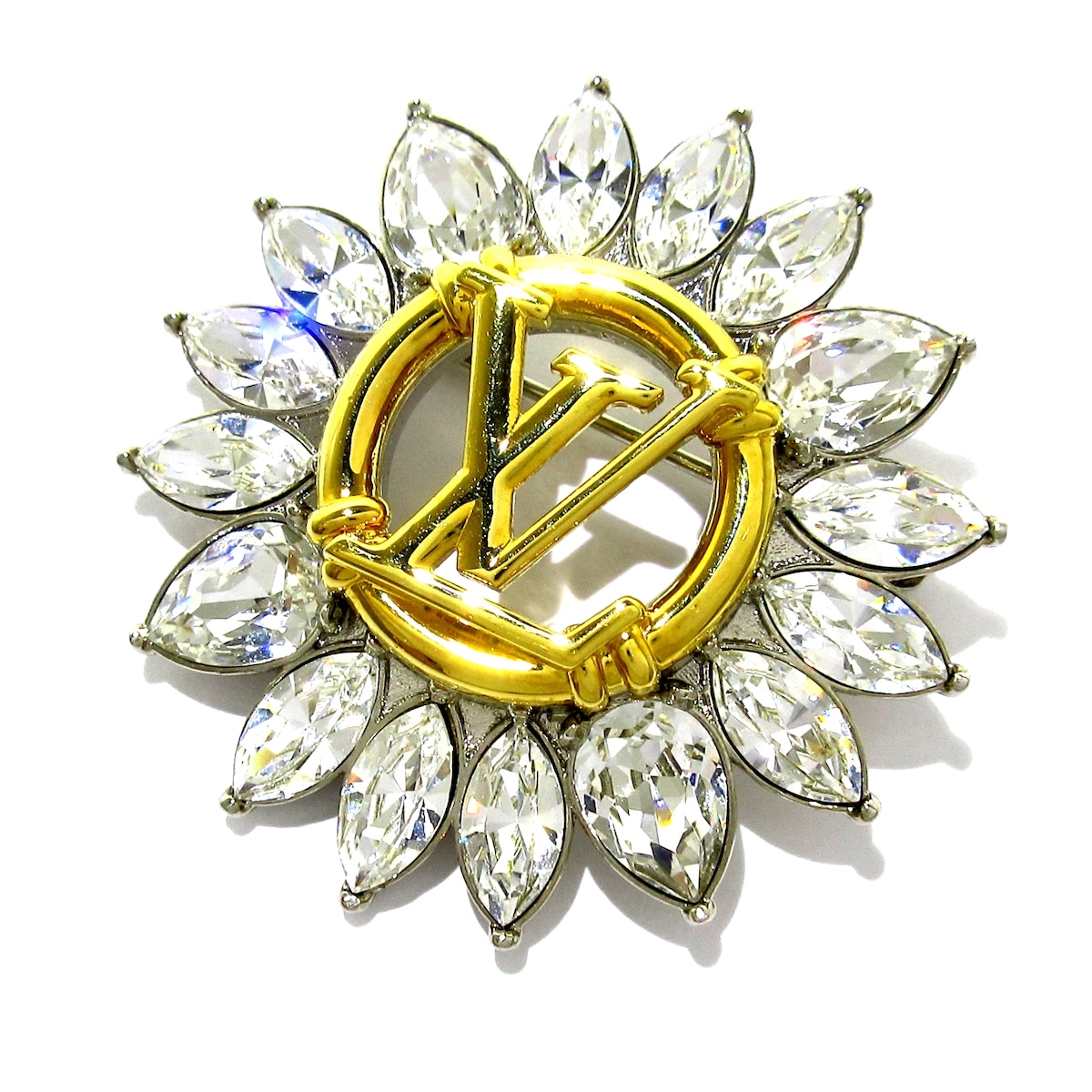 ルイヴィトン/ブローチ/ブローシュ・LVスターライト ブローチ/ゴールド