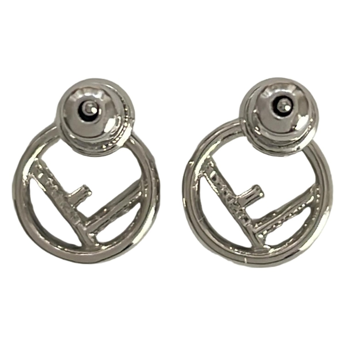 フェンディ/ピアス/エフ イズ フェンディ/シルバー×クリアの買取実績