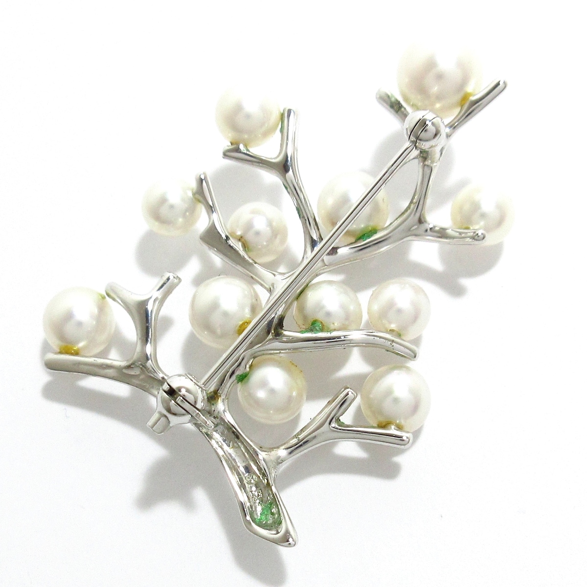 M12/041 MIKIMOTO ミキモト ブローチ シルバー ミキモト/ブローチ