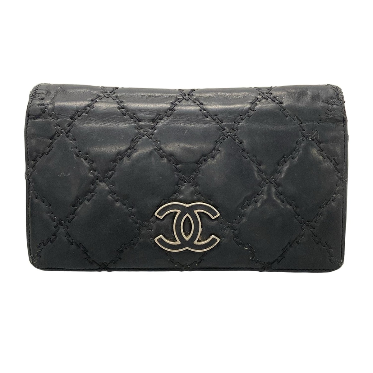 シャネル/長財布/ワイルドステッチ/黒の買取実績【ブランディア】