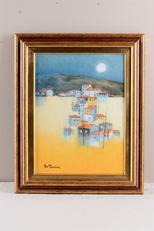 Lido Bettarini (リド ベッタリー二)油彩画 イタリア現代アート Lido