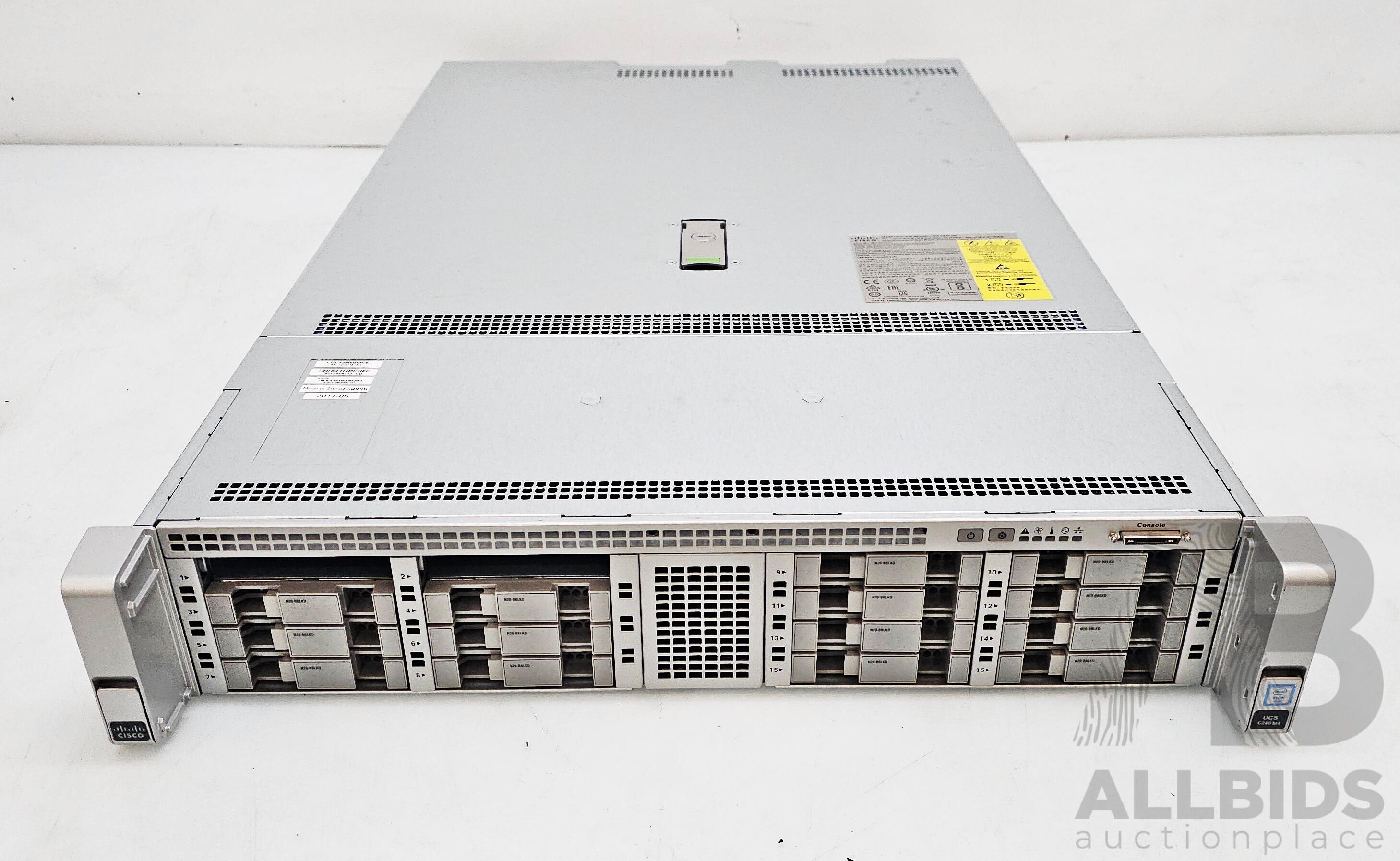 Cisco UCS C240 M4 Dual Intel Xeon - Lot 1641643 | ALLBIDS