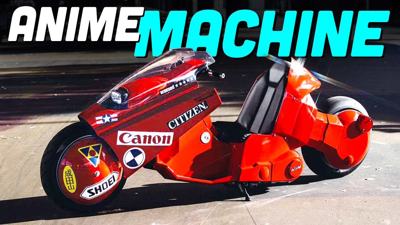 The Famous Motorcycle From Anime-Classic Akira Has Been Made Real