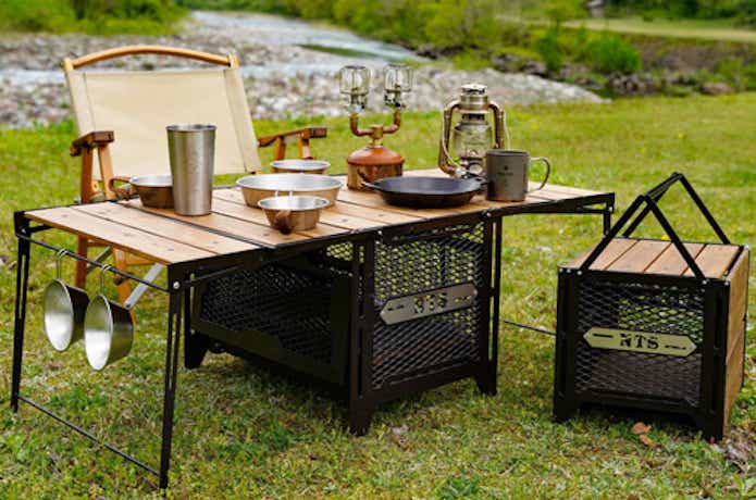 NATURE TONES ハビットテーブル＋アンダーラック＋収納BAGのセット