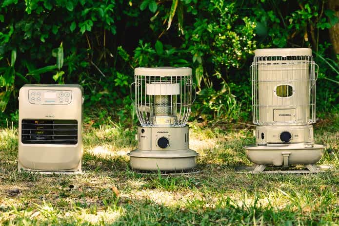 今回も入手困難！？人気カラーのコロナ石油ストーブ3種をテントで使っ