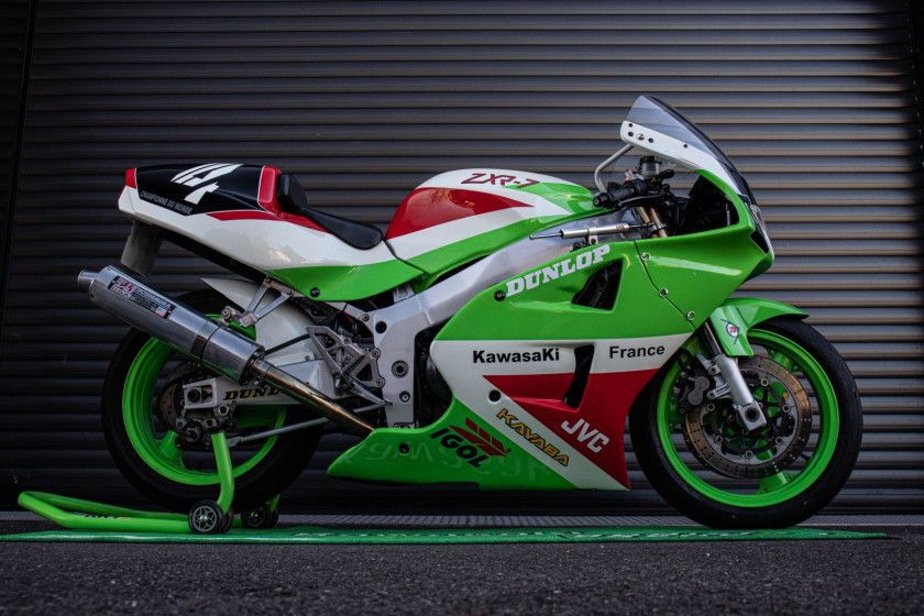GRN 1994 Kawasaki ZXR-7 Godier-Genoud VIN: ZX750L011470 - CLASSIC.COM