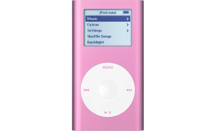 Apple iPod® mini 4GB (Pink) Portable MP3 player (Pink) at Crutchfield