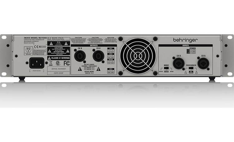 Behringer NU1000 iNUKE Series power amplifier — 160W x 2 at 8 ohms
