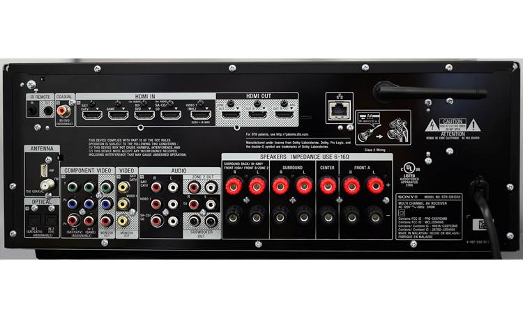 Sony STR-DN1050 7.2-channel home theater receiver with Wi-Fi