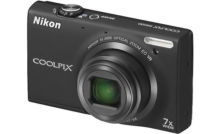 Nikon Coolpix S6100 (Black) 16-megapixel digital camera with 7X