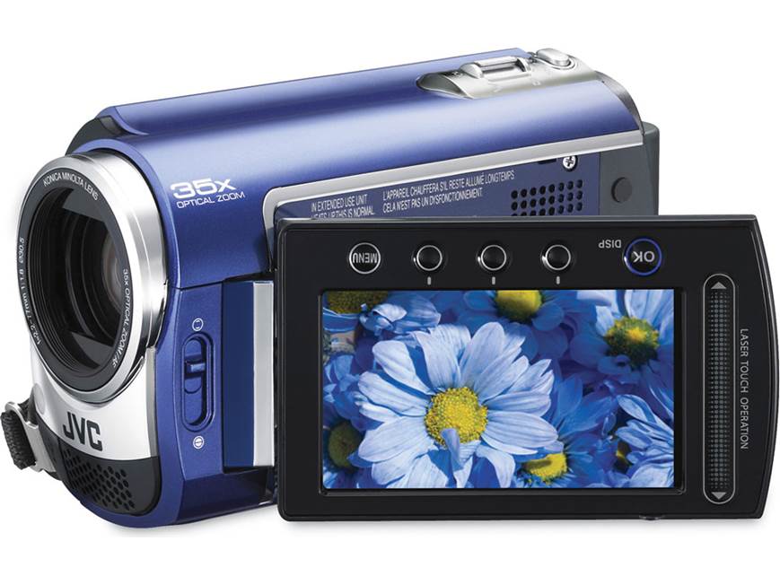 JVC GZ-MG330 (Sapphire Blue) 30GB hard drive/microSD™ card