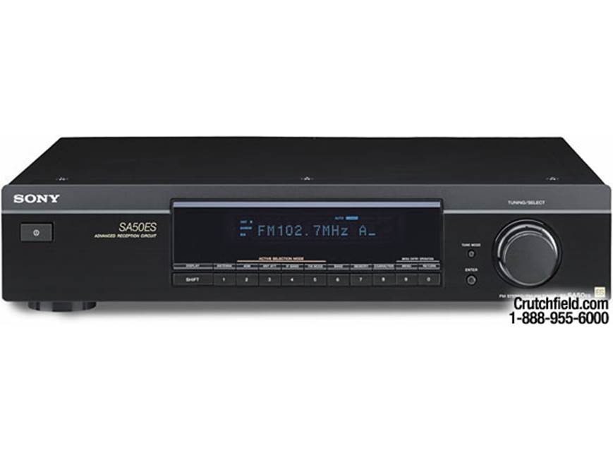 Sony ES ST-SA50ES AM/FM tuner at Crutchfield