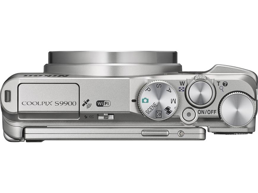 Nikon Coolpix S9900 (Silver) 16-megapixel camera with 30X optical