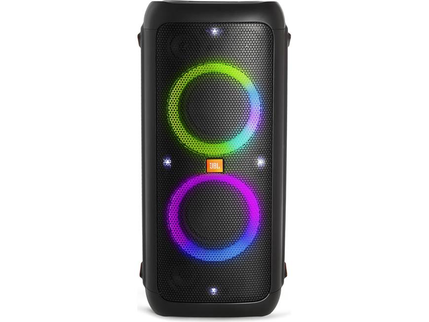 JBL PartyBox 300 Portable Bluetooth® speaker with light display at