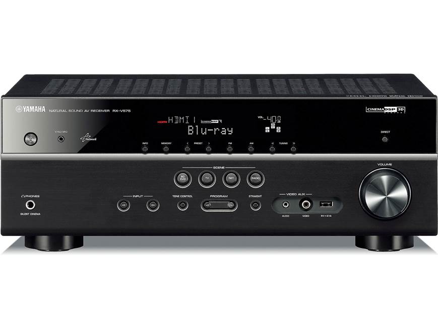 Yamaha RX-V575 7.2-channel home theater receiver with Apple
