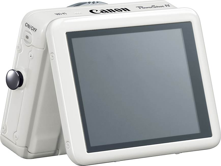 Canon PowerShot N (White) 12-megapixel digital camera with 8X