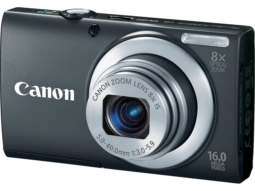 Canon PowerShot A4000 IS (Black) 16-megapixel digital camera with