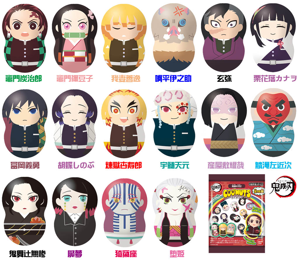 回してゆらして楽しめる「クーナッツ 鬼滅の刃2」＆5月23日の食玩