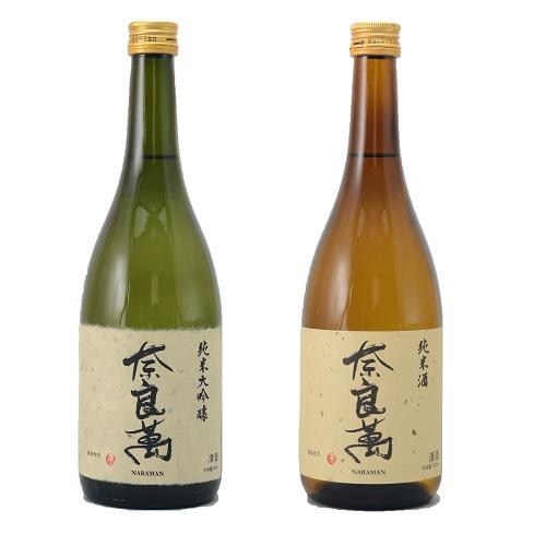 奈良萬＞純米大吟醸・純米 2本セット【福島県】 | ANAショッピング A-style