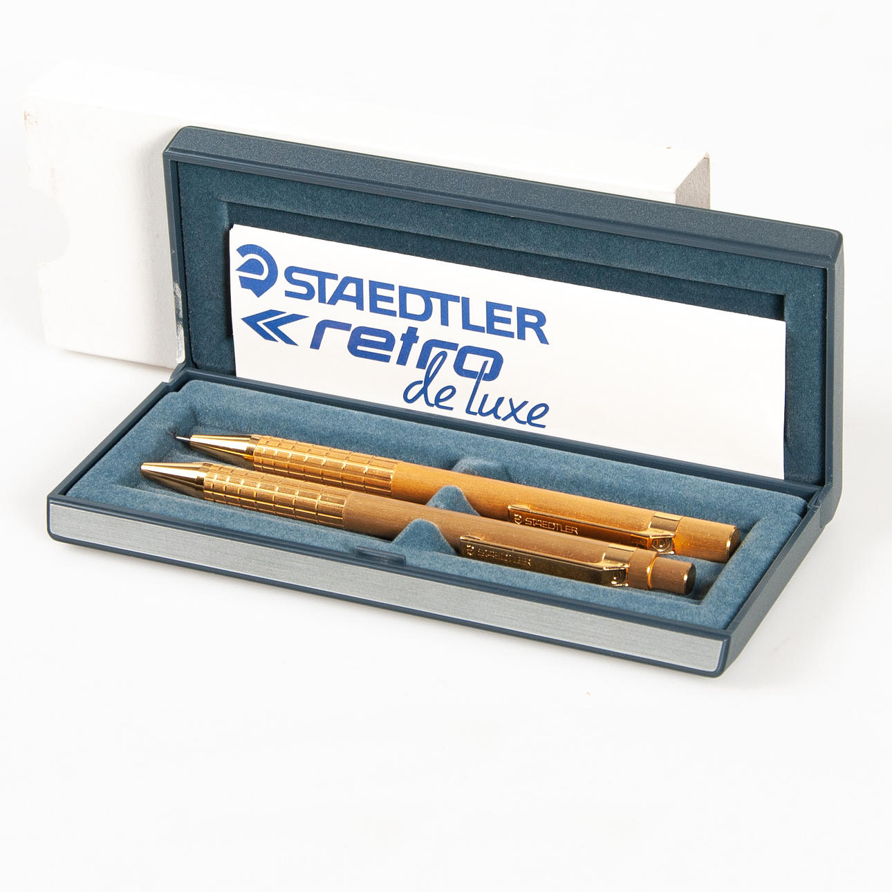 PEN SET, Staedtler Micromatic 777 gold-plated, 1980s
