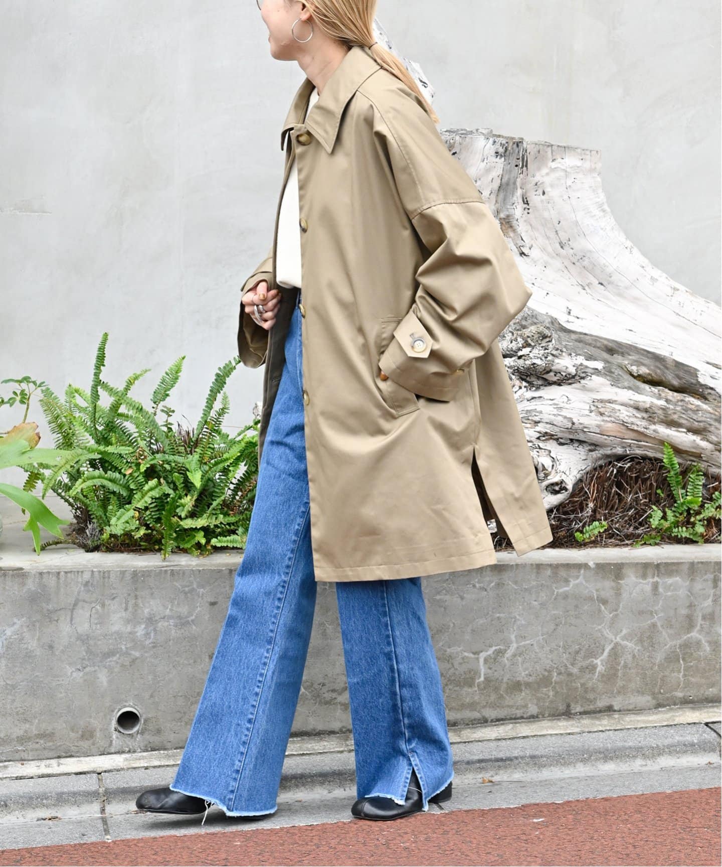 テントラインステンカラーコート（ステンカラーコート）｜OUTDOOR