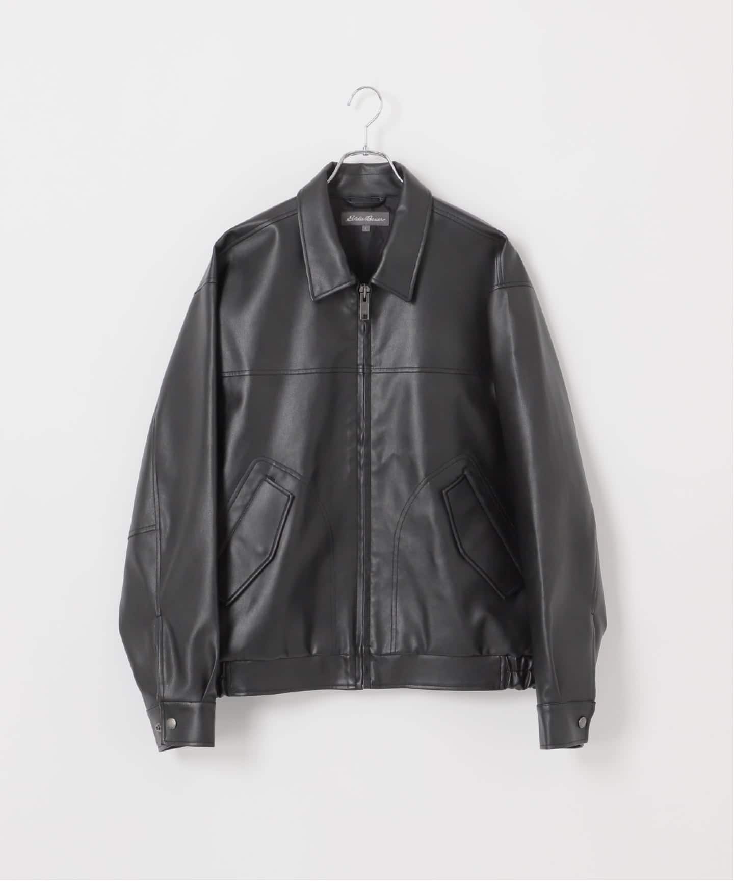 Eddie Bauer 別注 フェイクレザーブルゾン（レザージャケット）｜B.C