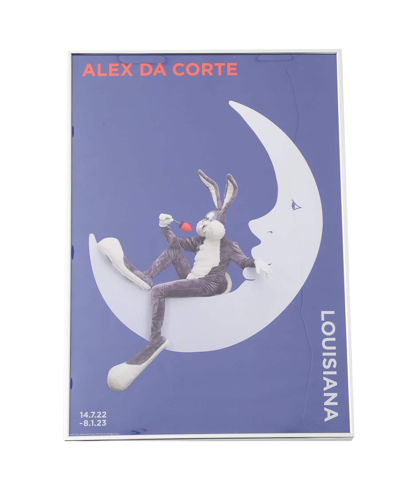 LOUSIANA POSTER】Alex Da Corte - Rubber Pencil Devil rabbit A2
