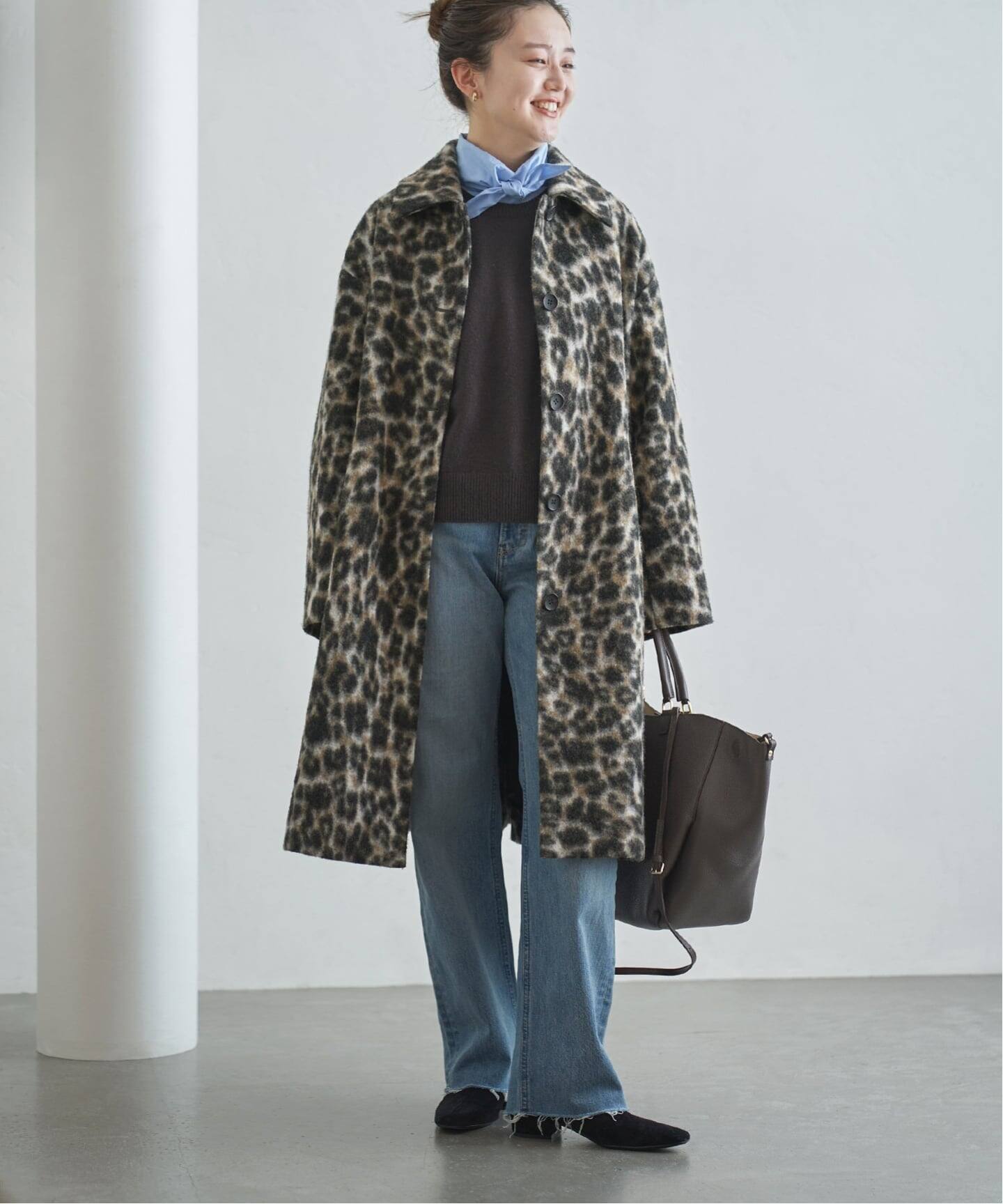 レオパードコート（ステンカラーコート）｜IENA（イエナ）の通販